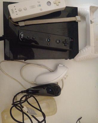 Nintendo Wii con super Mario cart e gaget