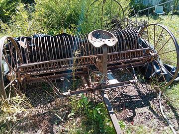 Rastrellone fieno anni '70