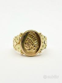 ANELLO UOMO oro18kt