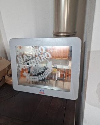 specchio vintage bar nastro azzurro