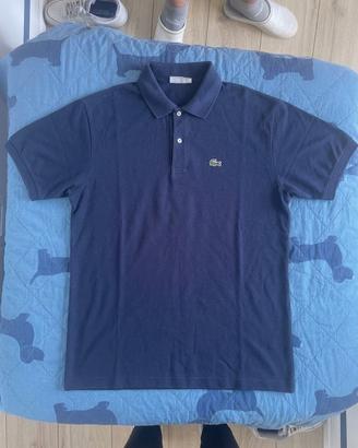 Polo Lacoste vintage blu navy