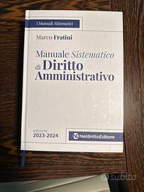Manuale sistematico di diritto amministrativo