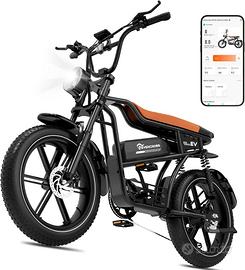MTB Bici Elettrica 20" EK30-Batteria 750Wh-7 Vel.