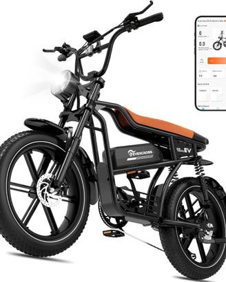 MTB Bici Elettrica 20" EK30-Batteria 750Wh-7 Vel.