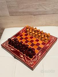 Scacchiera artigianale in legno