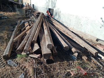 travi di legno 
