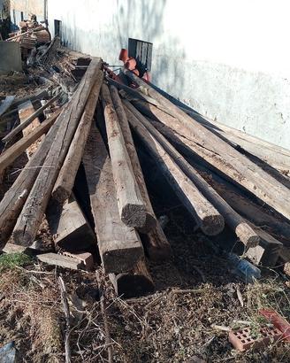 travi di legno 