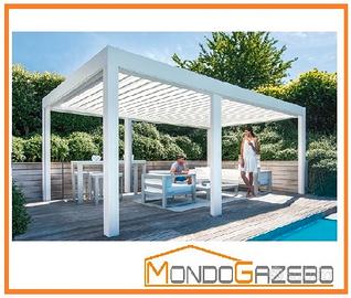 Pergola bioclimatica 3x5 mt manuale gazebo