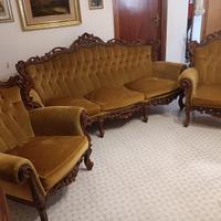 Divano e poltrone barocco stile francese