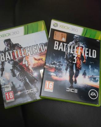 giochi Xbox Battlefield 3 e 4