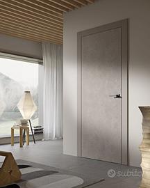 PORTE INTERNE IN LEGNO LAMINATO COLORE CEMENTO