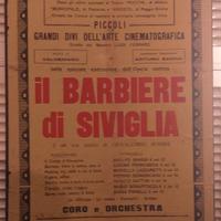 Manifesti originali d'epoca di spettacoli teatrali