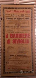 Manifesti originali d'epoca di spettacoli teatrali