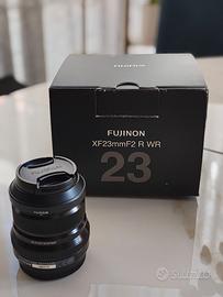 Obiettivo Fujinon XF 23mm F2 WR per Fujifilm X