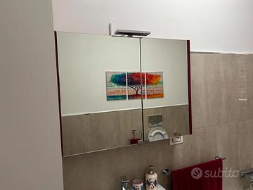 MOBILE BAGNO COMPLETO CON SPECCHIO CONTENITORE