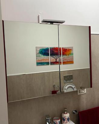 MOBILE BAGNO COMPLETO CON SPECCHIO CONTENITORE