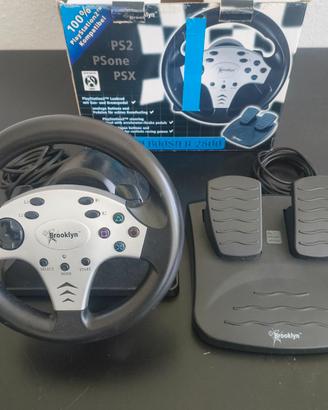 Volante più pedaliera PlayStation