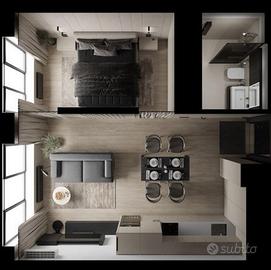 Grazioso bilocale a busto a. vicino alla stazione