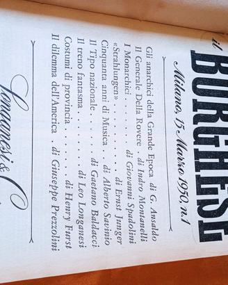 Il Borghese,annate 1950/1951