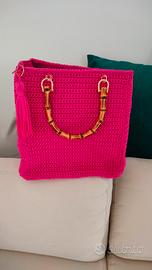 borsa fucsia 