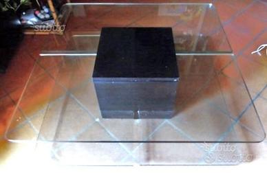 Tavolo in Cristallo e Legno da Sala