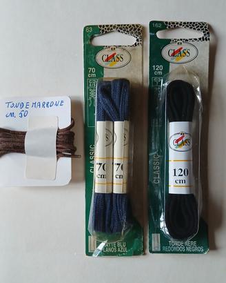 Lacci per scarpe misura diversa 