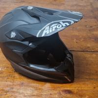 casco cross Airoh full black