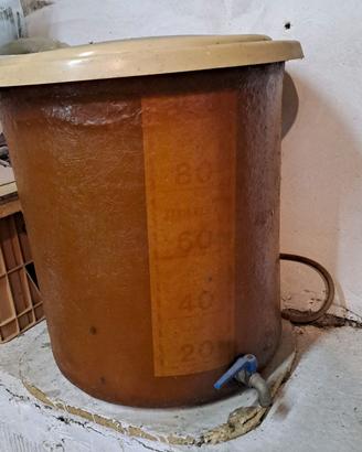 Serbatoio per vino in vetroresina