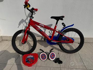 Bicicletta bambino Spiderman 3,4,5 anni misura 16
