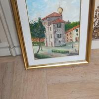quadro olio su tela del pittore Gustini Giuseppe