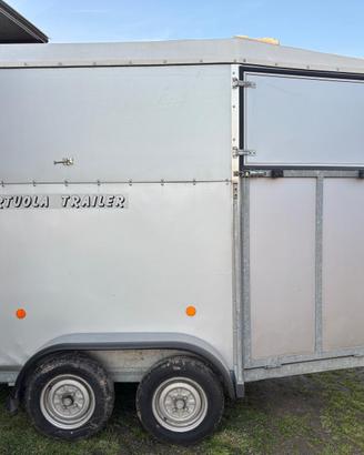 Trailer cavalli Bertuola un posto e mezzo
