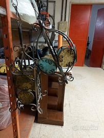 lampadari in ferro battuto