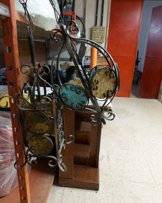 lampadari in ferro battuto