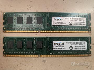 Ram 16gb DDR3 Crucial 