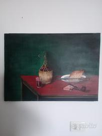 Dipinto olio su tela di Mario Cabras 