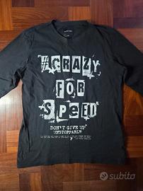 Maglietta tg. M Clayton maniche lunghe nera