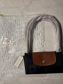 borsa Longchamp le pliage nera