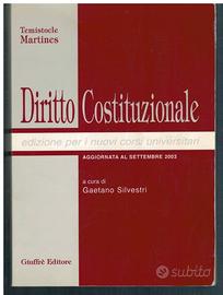 Diritto Costituzionale Temistocle Martines  2003