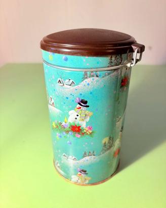 Scatola in latta Caffè Moka Rika anni '70