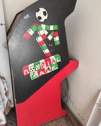 Cabinato case sala giochi Italia 90 da restauro 