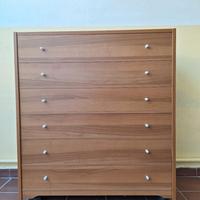 Lettino pieghevole con mobile