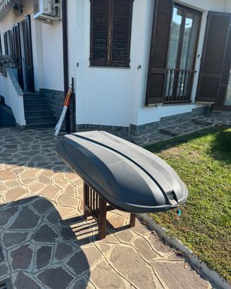Baule box tetto auto 170 x 70 cm portabagagli