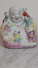 scultura in porcellana Buddha con 5.bam