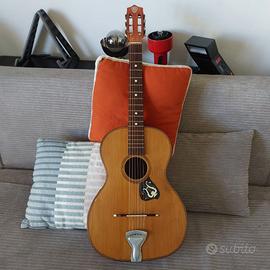 Chitarra parlor vintage Catania Frambach anni 60