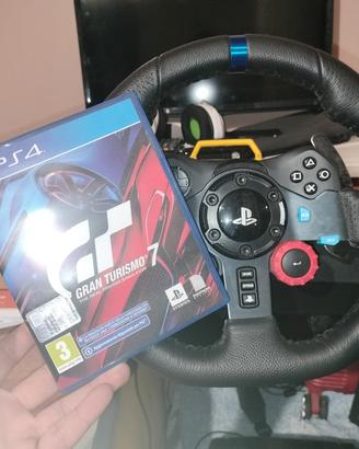Logitech g29 volante, pedaliera + cambio + GT7