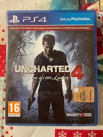 Uncharted 4 Fine di un ladro per Playstation 4