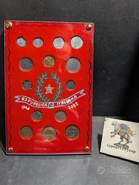 Set 14 monete Lire Italia Repubblica collezione