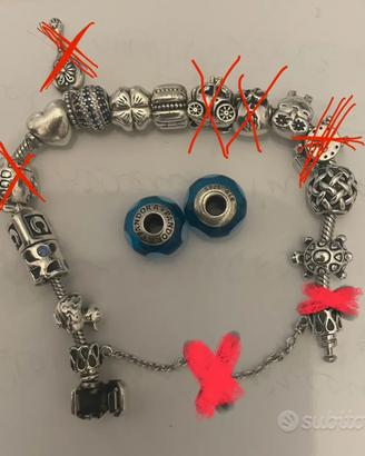 Pandora: bracciale e charm