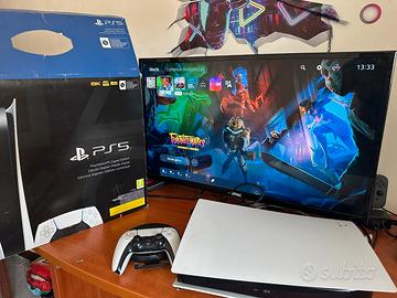 Ps5 con scatola e accessori
