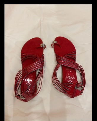 Miss Sixty Sandali rossi in pelle - 39